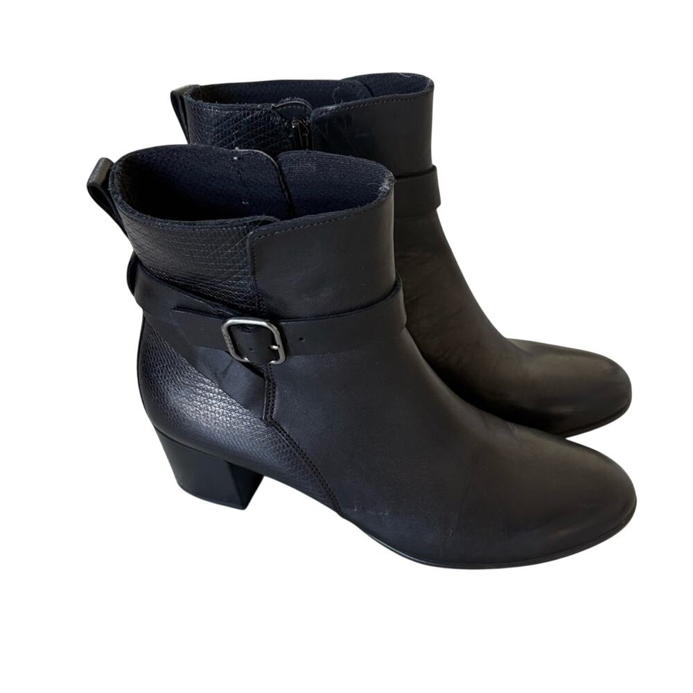 NWOT ECCO Women's Dress Classic 35mm Buckle Ankle Boots size 41/10.5